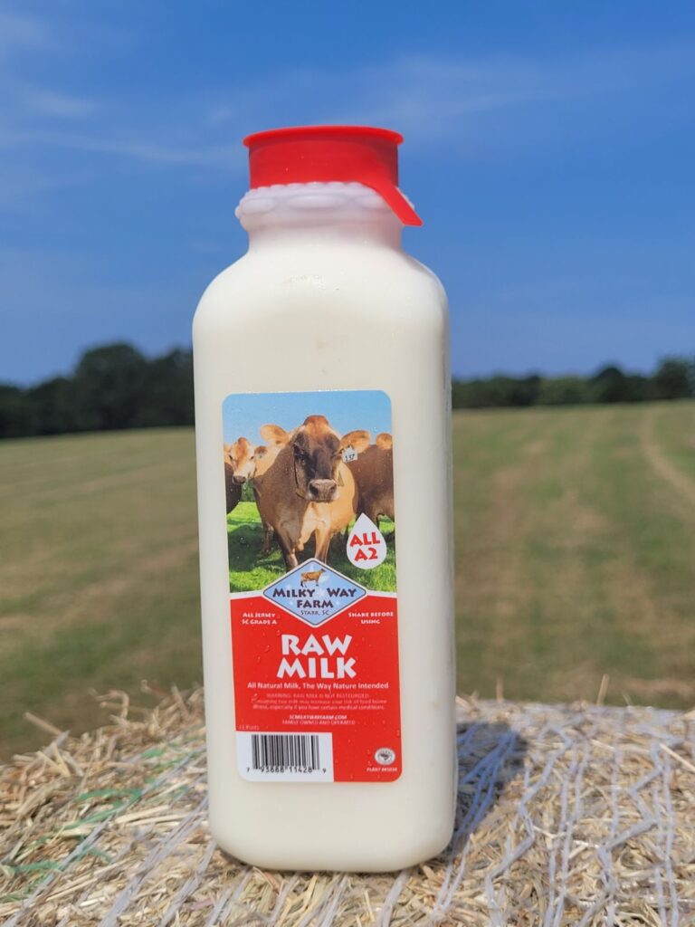 raw milk pint